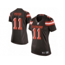 Women's Nike Cleveland Browns #11 Terrelle Pryor Limited Brown Team Color NFL Jersey