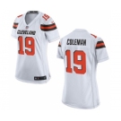 Women's Nike Cleveland Browns #19 Corey Coleman White NFL Jersey