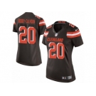 Women's Nike Cleveland Browns #20 Briean Boddy-Calhoun Limited Brown Team Color NFL Jersey