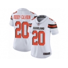 Women's Nike Cleveland Browns #20 Briean Boddy-Calhoun Vapor Untouchable Limited White NFL Jersey