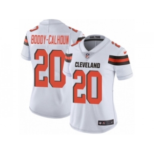Women's Nike Cleveland Browns #20 Briean Boddy-Calhoun Vapor Untouchable Limited White NFL Jersey