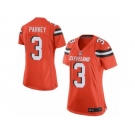 Women's Nike Cleveland Browns #3 Cody Parkey Limited Orange Alternate NFL Jersey