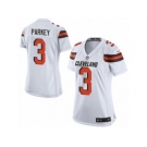 Women's Nike Cleveland Browns #3 Cody Parkey Limited White NFL Jersey