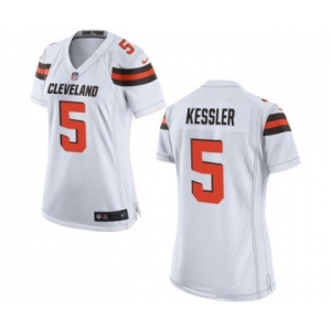 Women's Nike Cleveland Browns #5 Cody Kessler White NFL Jersey