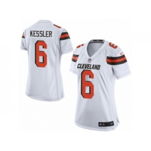 Women's Nike Cleveland Browns #6 Cody Kessler Limited White NFL Jersey