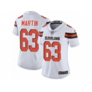 Women's Nike Cleveland Browns #63 Marcus Martin Vapor Untouchable Limited White NFL Jersey