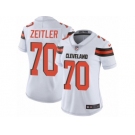 Women's Nike Cleveland Browns #70 Kevin Zeitler Vapor Untouchable Limited White NFL Jersey