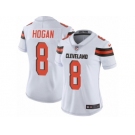 Women's Nike Cleveland Browns #8 Kevin Hogan Vapor Untouchable Limited White NFL Jersey