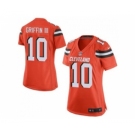 nike women nfl jerseys cleveland browns #10 robert griffin iii orange[nike][new style]