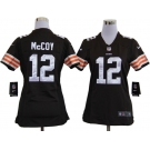 nike women nfl jerseys cleveland browns #12 mccoy brown[nike]