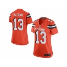 nike women nfl jerseys cleveland browns #13 josh mcCown orange[Elite][new style]