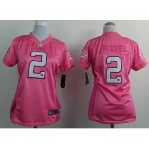 nike women nfl jerseys cleveland browns #2 manziel pink[nike loves]