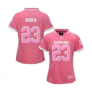 nike women nfl jerseys cleveland browns #23 haden pink[nike 2015]