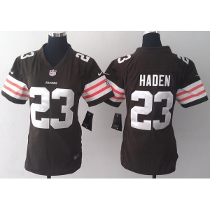 nike women nfl jerseys cleveland browns #23 joe haden brown[nike]