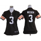 nike women nfl jerseys cleveland browns #3 weeden brown[nike]