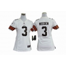 nike women nfl jerseys cleveland browns #3 weeden white[nike]