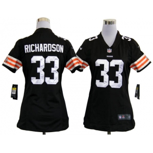 nike women nfl jerseys cleveland browns #33 richardson brown[nike]