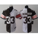 nike women nfl jerseys cleveland browns #33 richardson white-brown[nike split]