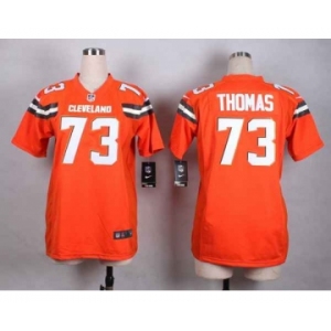 nike women nfl jerseys cleveland browns #73 joe thomas orange[nike][new style]