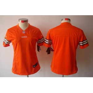 nike women nfl jerseys cleveland browns blank orange[nike limited]