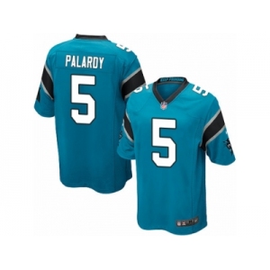 Men Nike Carolina Panthers #5 Michael Palardy Game Blue Alternate NFL Jersey