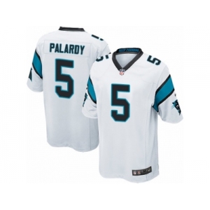 Men Nike Carolina Panthers #5 Michael Palardy Game White NFL Jersey