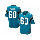 Men Nike Carolina Panthers #60 Daryl Williams Game Blue Alternate NFL Jersey