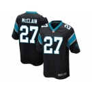 Men's Nike Carolina Panthers #27 Robert McClain Game Black Team Color NFL Jersey