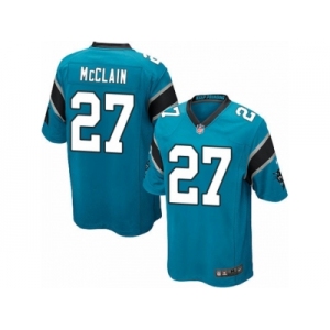 Men's Nike Carolina Panthers #27 Robert McClain Game Blue Alternate NFL Jersey