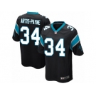 Men's Nike Carolina Panthers #34 Cameron Artis-Payne Game Black Team Color NFL Jersey