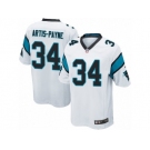 Men's Nike Carolina Panthers #34 Cameron Artis-Payne Game White NFL Jersey