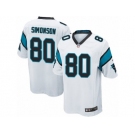 Men's Nike Carolina Panthers #80 Scott Simonson Game White NFL Jersey