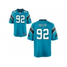 Men's Nike Carolina Panthers #92 Vernon Butler Game Blue Alternate NFL Jersey