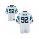 Men's Nike Carolina Panthers #92 Vernon Butler Game White NFL Jersey