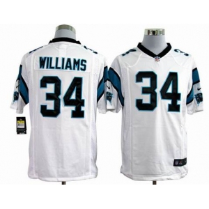 nike nfl jerseys carolina panthers #34 williams white[game]