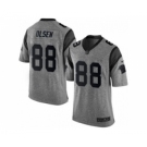 nike nfl jerseys carolina panthers #88 olsen gray[game]