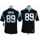 nike nfl jerseys carolina panthers #89 steve smith black[game]