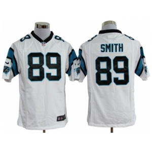 nike nfl jerseys carolina panthers #89 steve smith white[game]