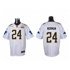 2016 PRO BOWL Nike Carolina Panthers #24 Josh Norman white jerseys(Elite)