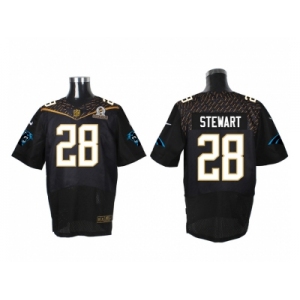 2016 PRO BOWL Nike Carolina Panthers #28 Jonathan Stewart black jerseys(Elite)