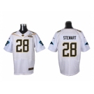 2016 PRO BOWL Nike Carolina Panthers #28 Stewart white jerseys(Elite)