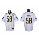 2016 PRO BOWL Nike Carolina Panthers #58 Thomas Davis white jerseys(Elite)