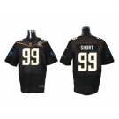 2016 PRO BOWL Nike Carolina Panthers #99 Kawann Short black jerseys(Elite)