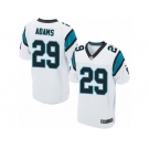 Men Nike Carolina Panthers #29 Mike Adams Elite White NFL Jersey