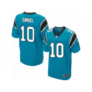 Men's Nike Carolina Panthers #10 Curtis Samuel Elite Blue Alternate NFL Jersey