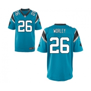 Men's Nike Carolina Panthers #26 Daryl Worley Elite Blue Alternate NFL Jersey