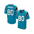 Men's Nike Carolina Panthers #80 Scott Simonson Elite Blue Alternate NFL Jersey