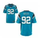 Men's Nike Carolina Panthers #92 Vernon Butler Elite Blue Alternate NFL Jersey