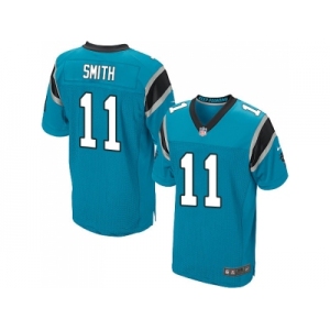 Nike Carolina Panthers #11 Torrey Smith Blue Alternate Men Stitched NFL Elite Jersey