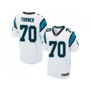 Nike Carolina Panthers #70 Trai Turner white jerseys(Elite)